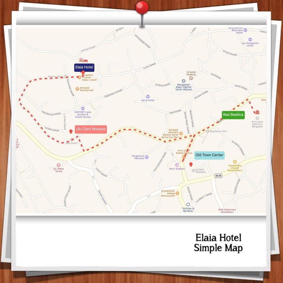Elaia Hotel Bergama Eksteriør billede